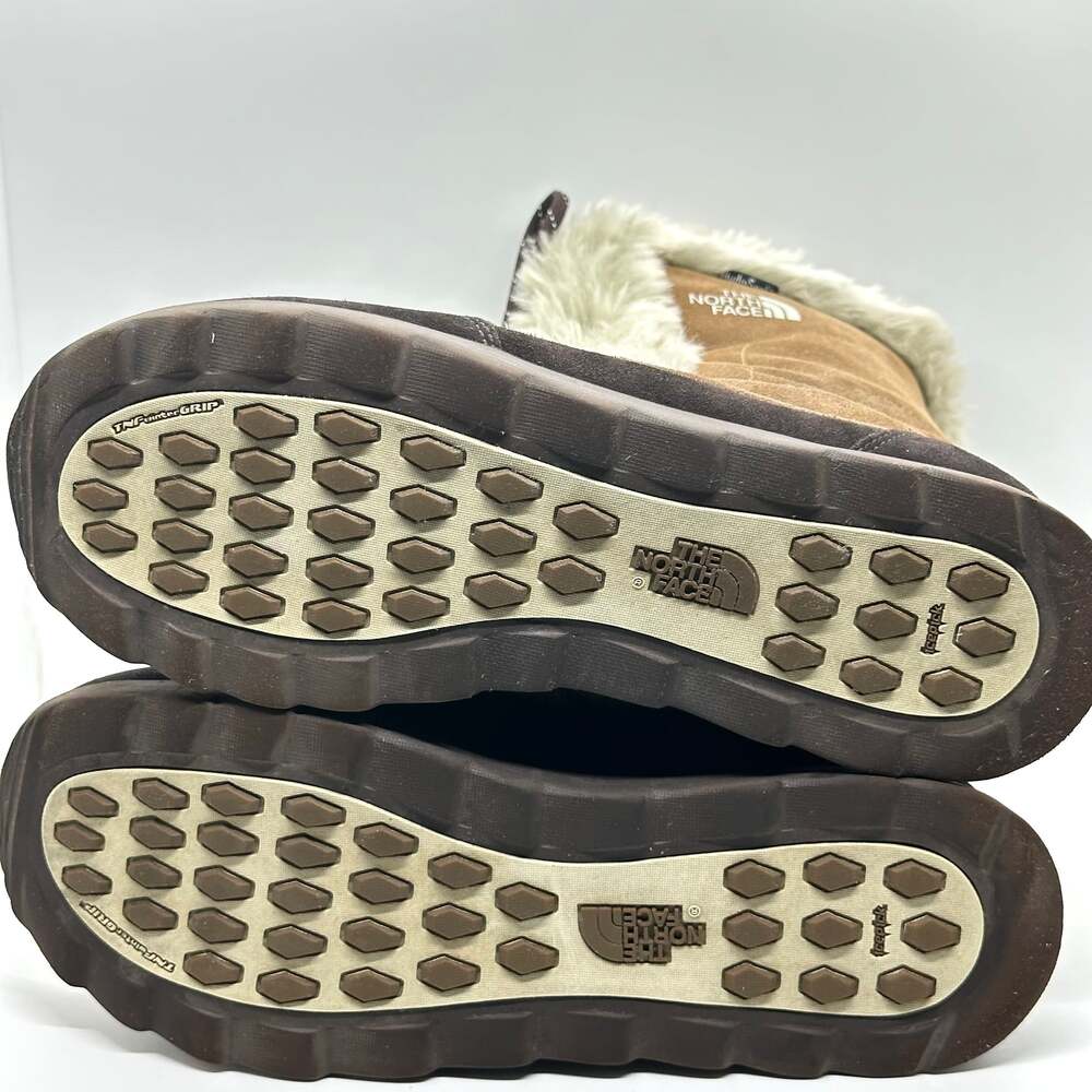 The North Face Women's Nuptse Faux Fur Snow Boots - Picture 7 of 9